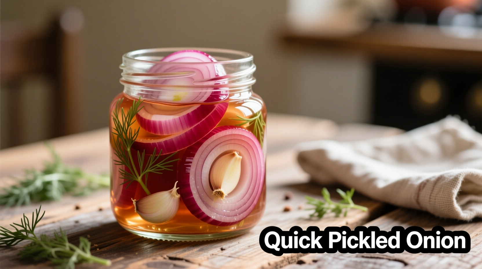 quick pickled onion