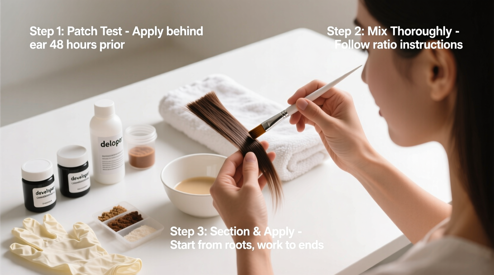 expert tips for coloring your hair at home safely and beautifully