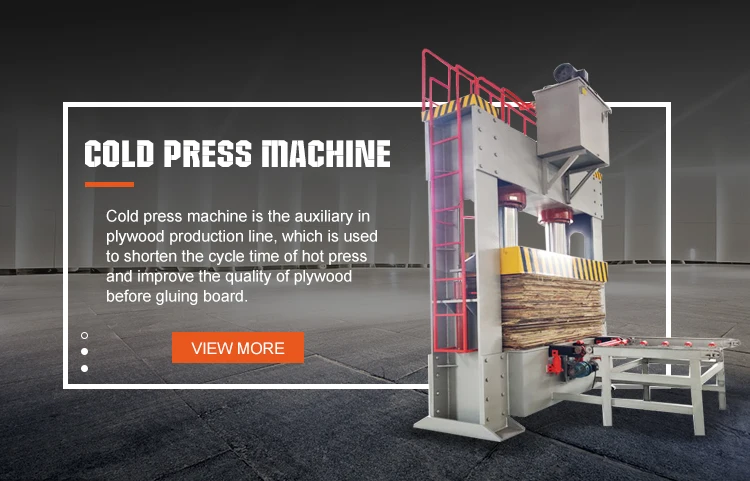 Heavy duty frame 500 tons cold press machine for plywood production