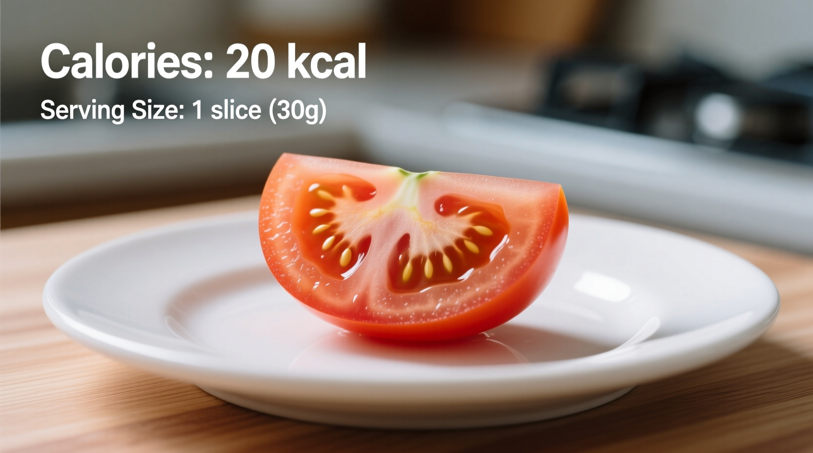 calories in tomato slice