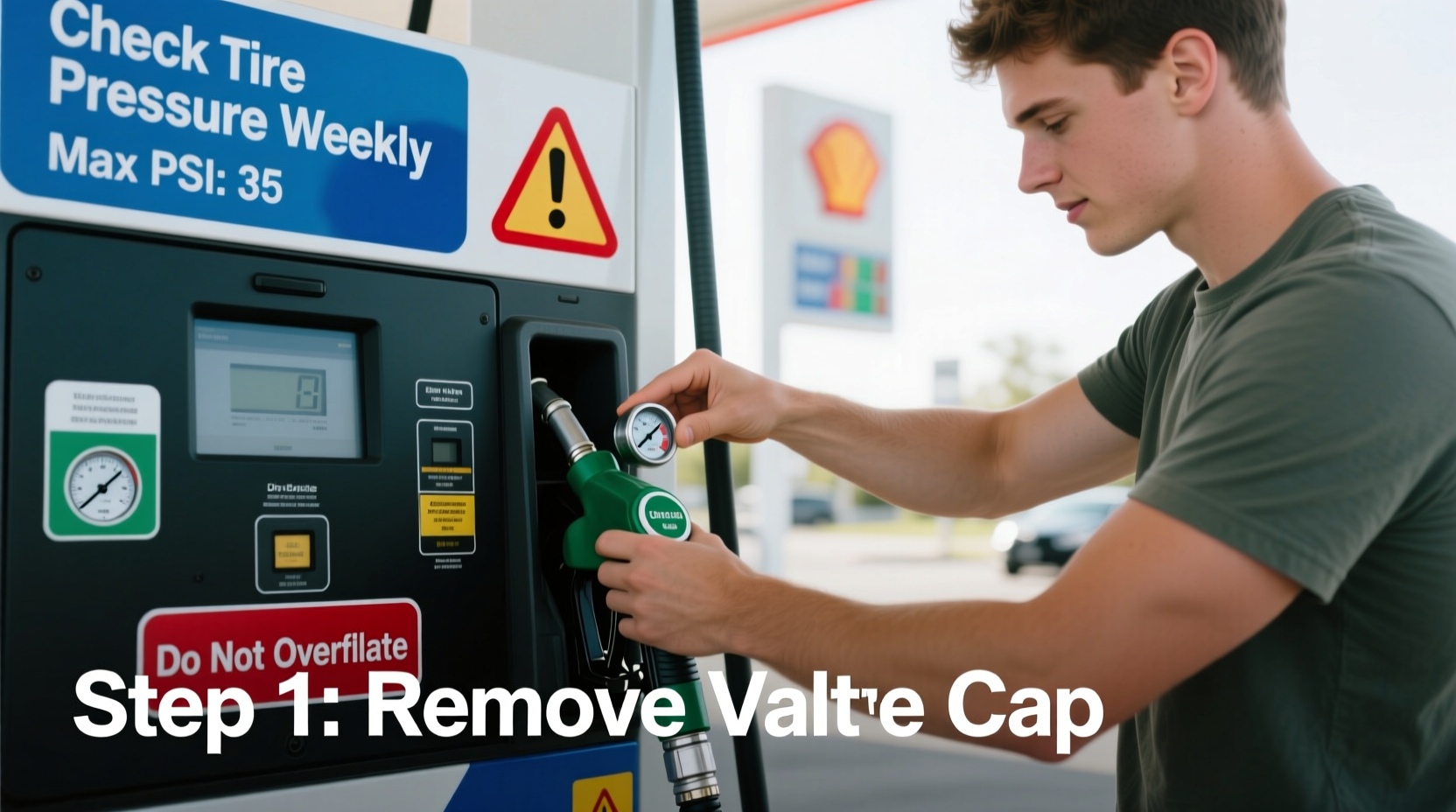 mastering air pumps at gas stations a simple guide to inflate your tires safely and efficiently