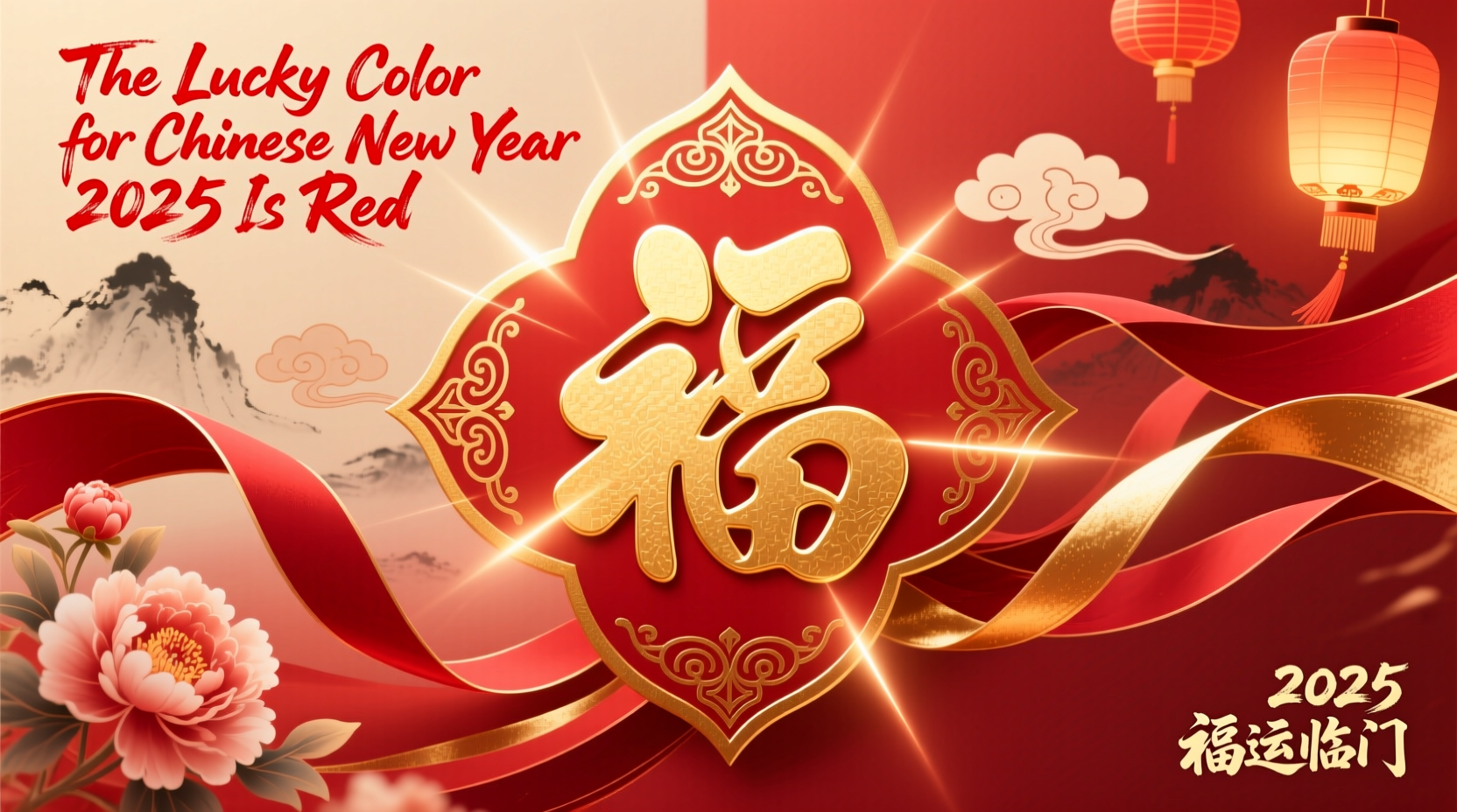 what is the lucky color for chinese new year 2025