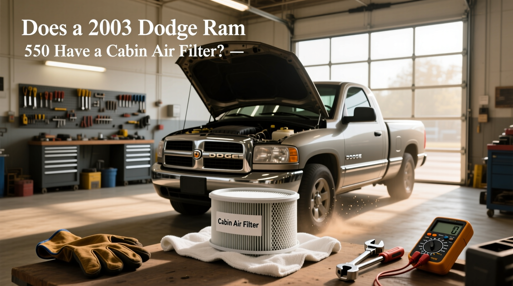 2003 ram 1500 cabin air filter does it have one 