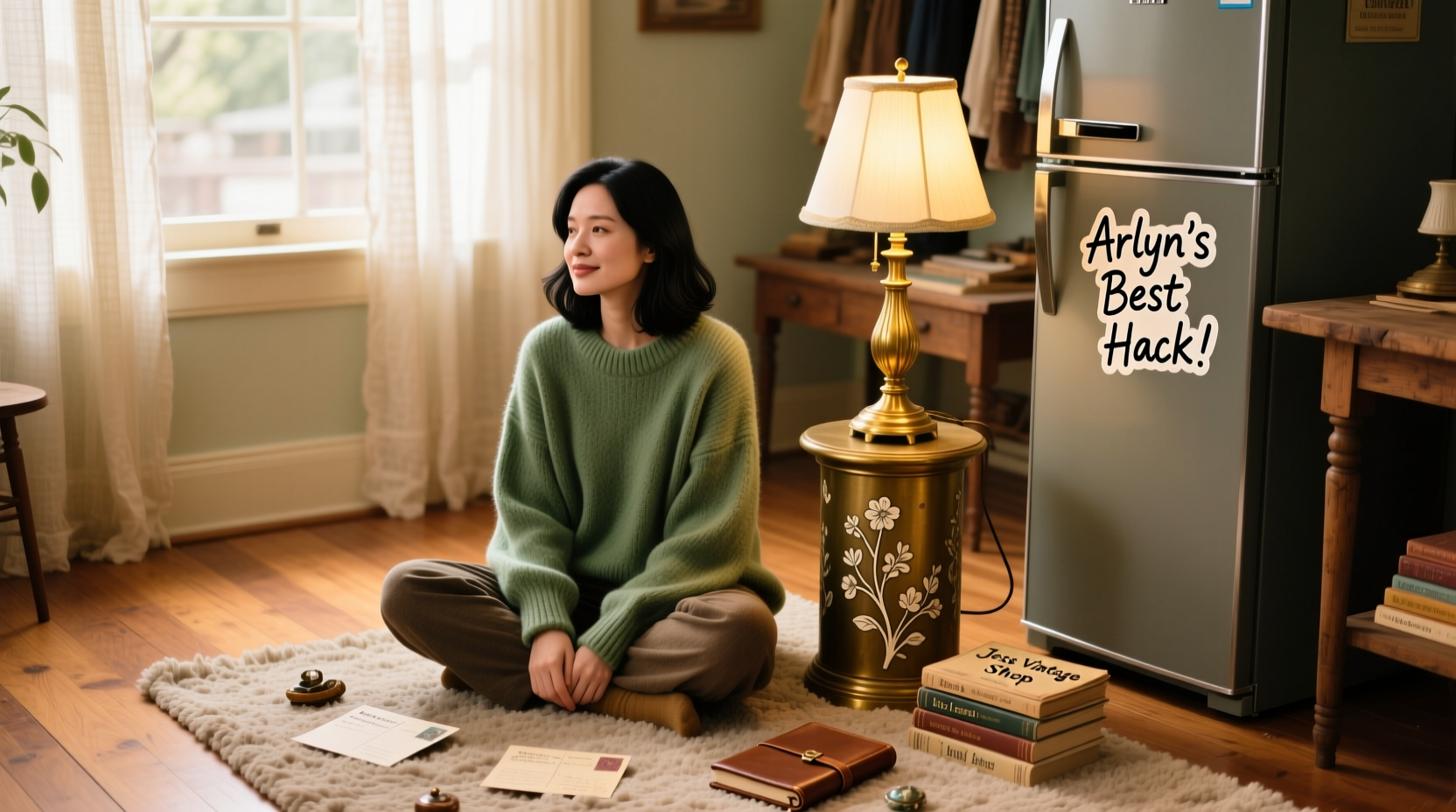 link emilys fav affordable pullover sweater jess vintage lamp shop find arlyns best refrigerator hack