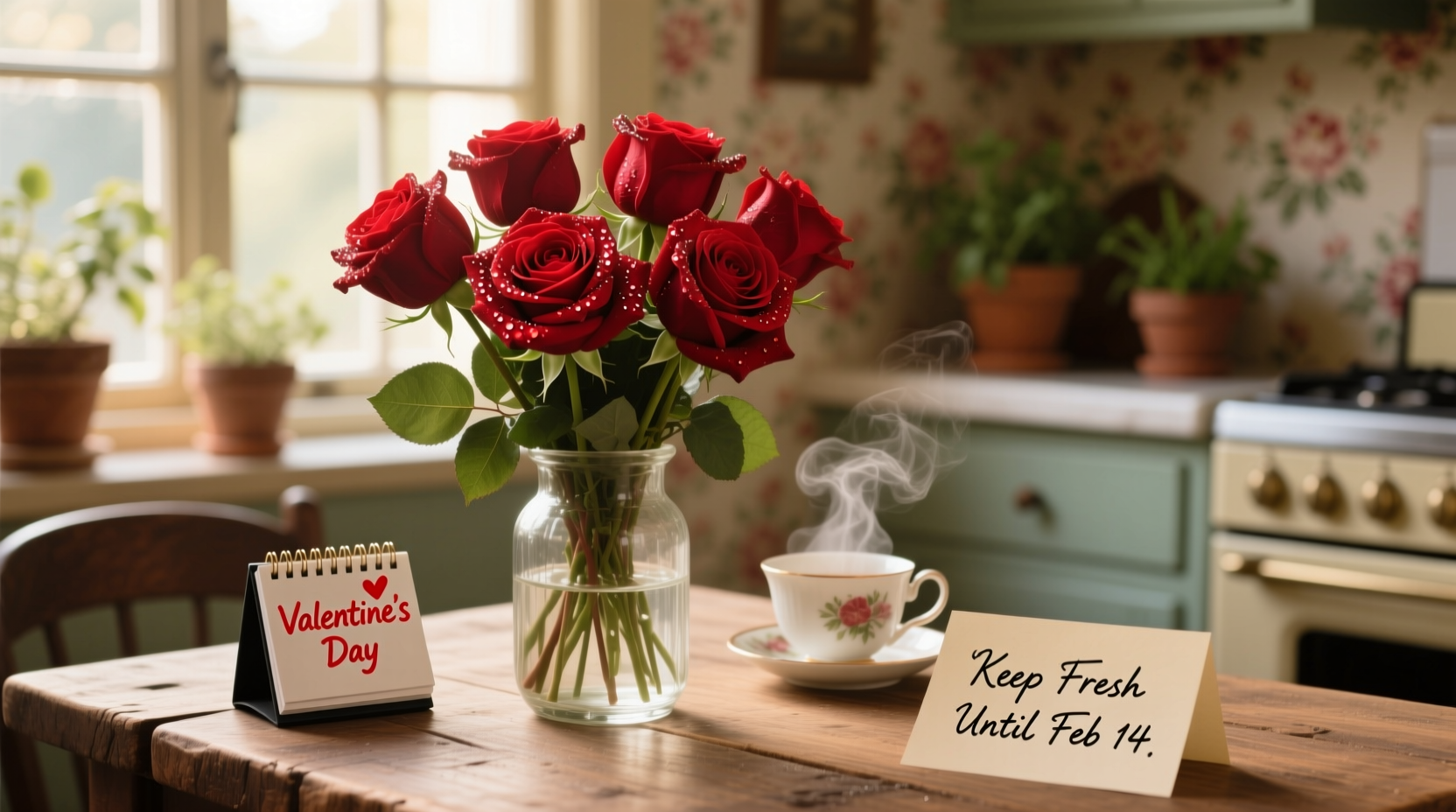 How to Keep Roses Fresh Until Valentine's Day