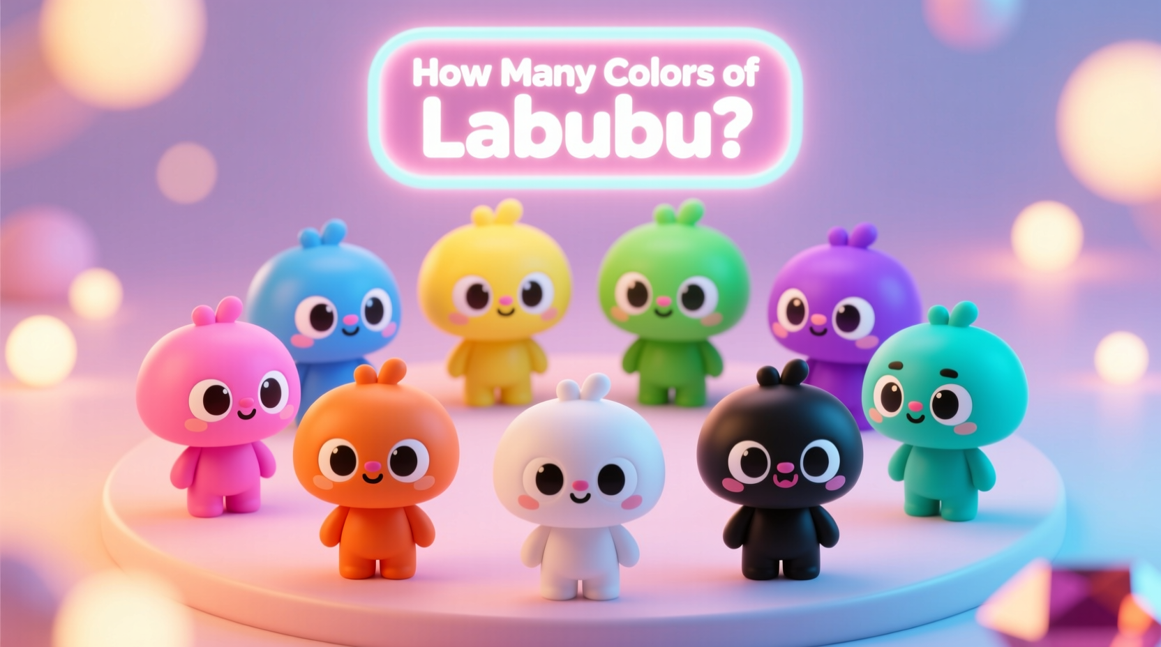 how many colors of labubu are there
