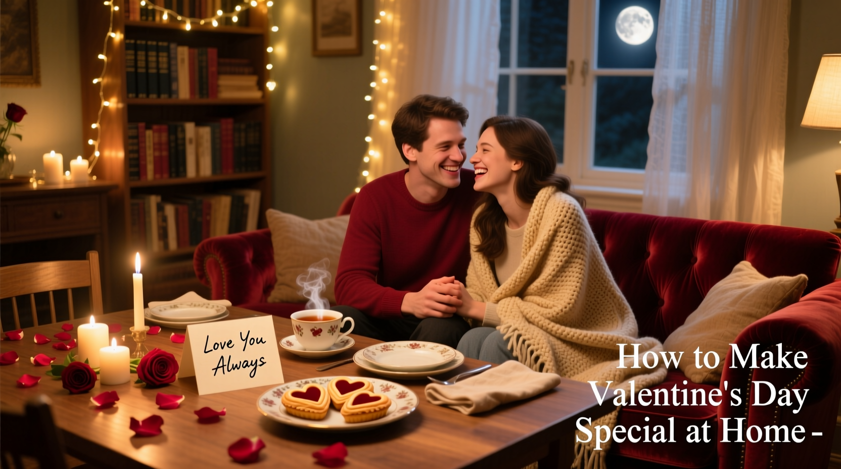 how to make valentines day special at home