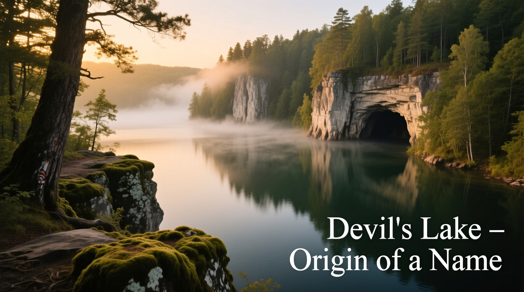 why is devils lake called devils lake history origin