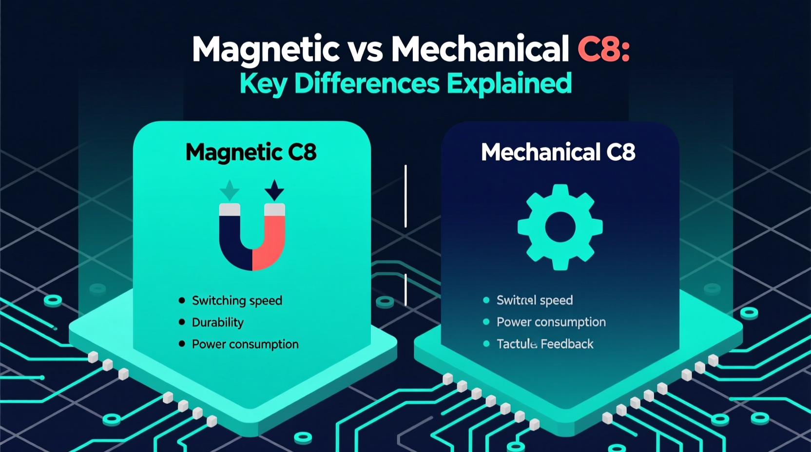 magnetic vs mechanical c8