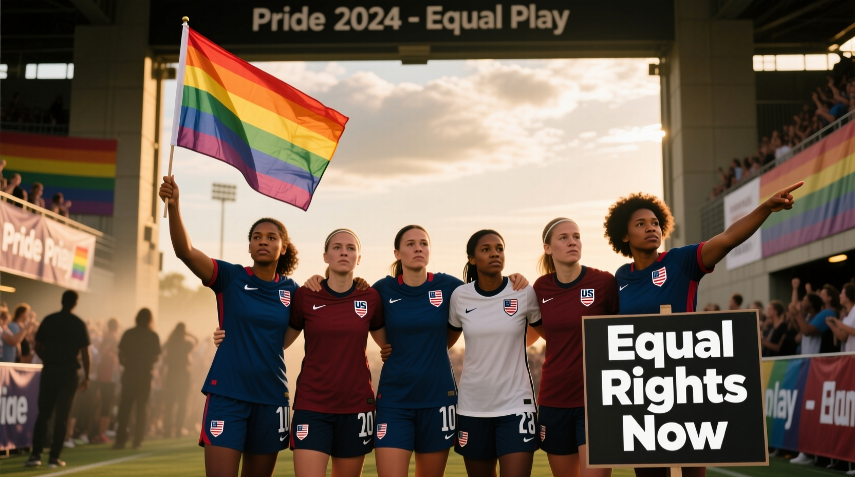us womens soccar pride day scandal