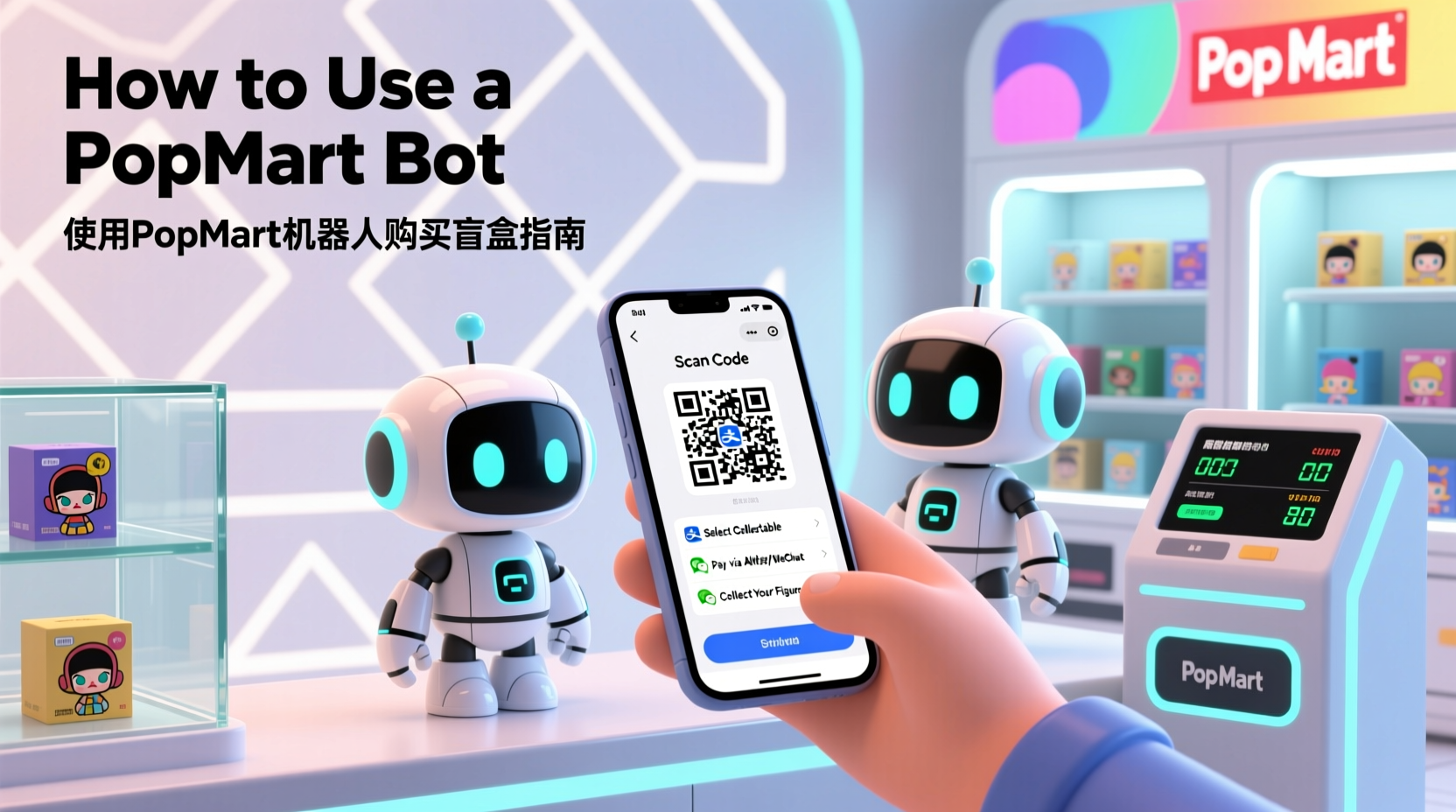how to use a bot for popmart