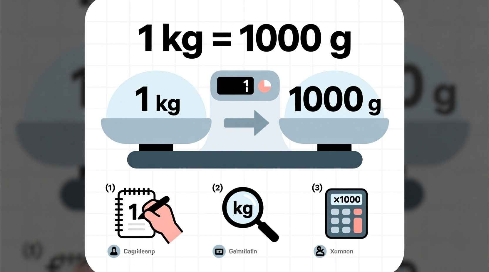 simple and accurate methods to convert kilograms to grams easily