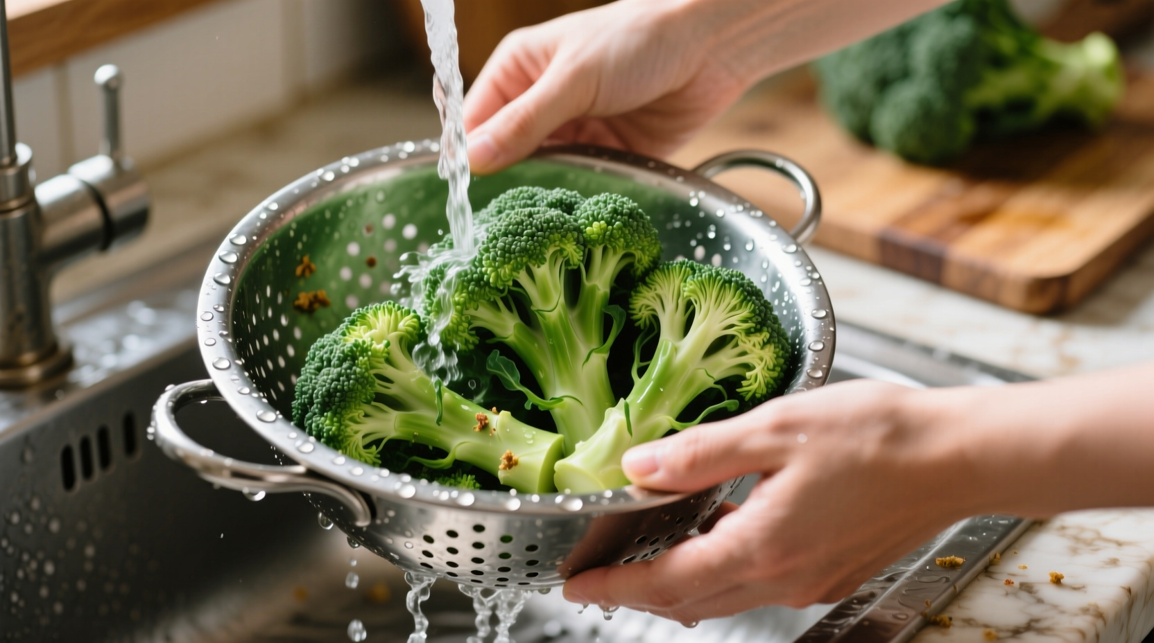 how to clean broccoli