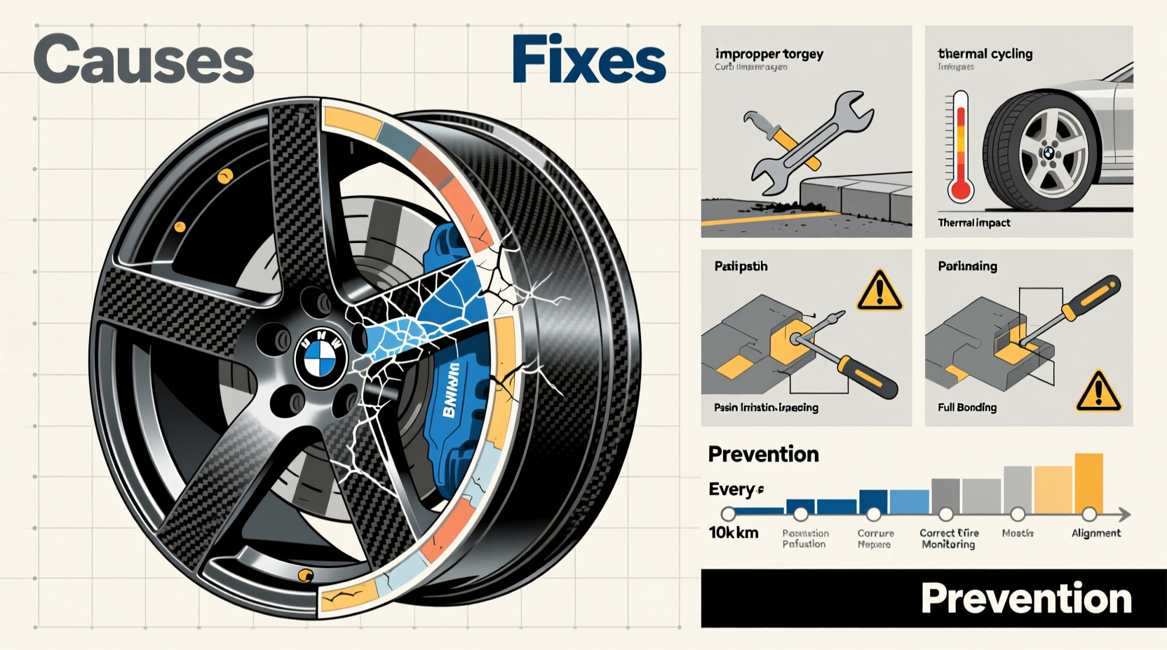 bmw carbon wheel slip