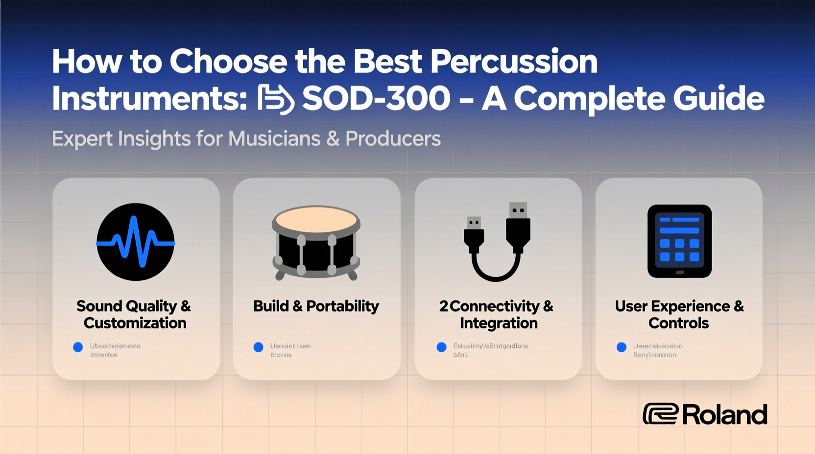 How to Choose the Best Roland SOD-300 Percussion Instruments for Your Needs