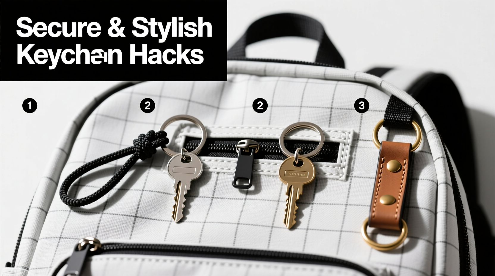 smart and stylish tips for attaching a keychain to your student bag securely