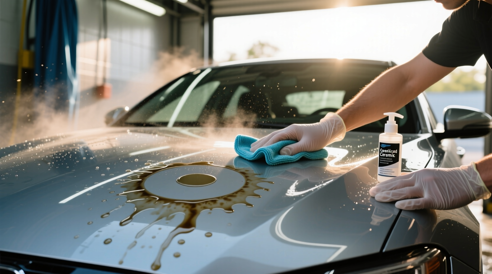 how to remove water stains from your car