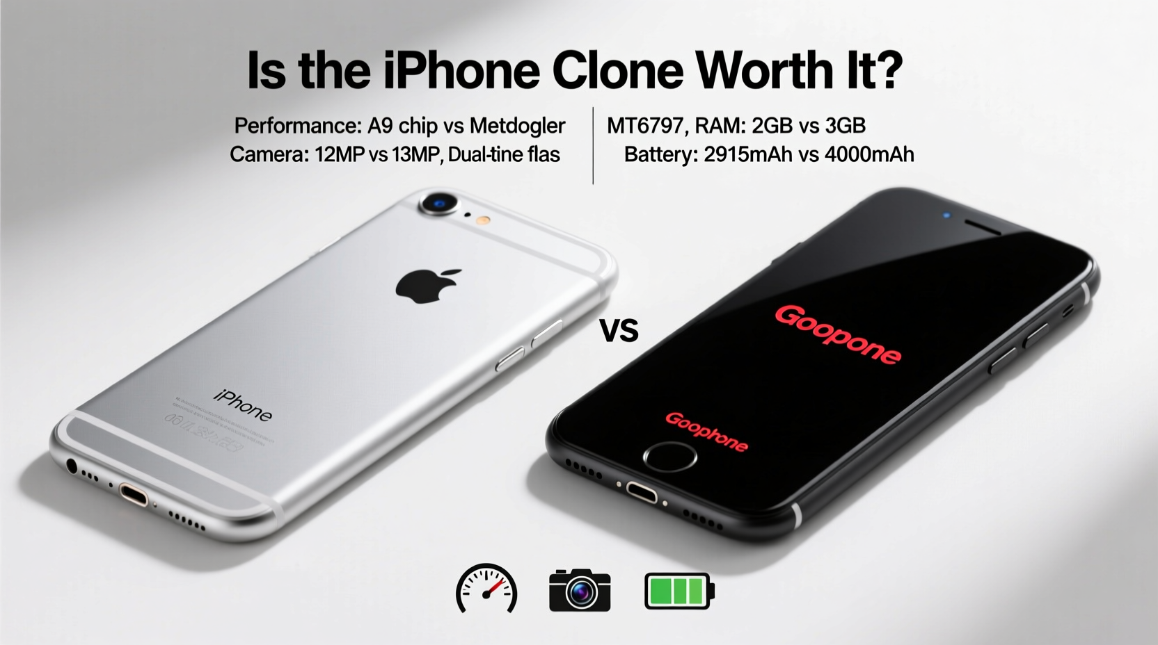 Goophone I6s Vs Iphone 6s Plus Is The Iphone Clone Worth It