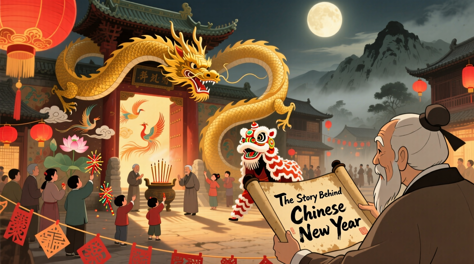 what is the story behind the chinese new year