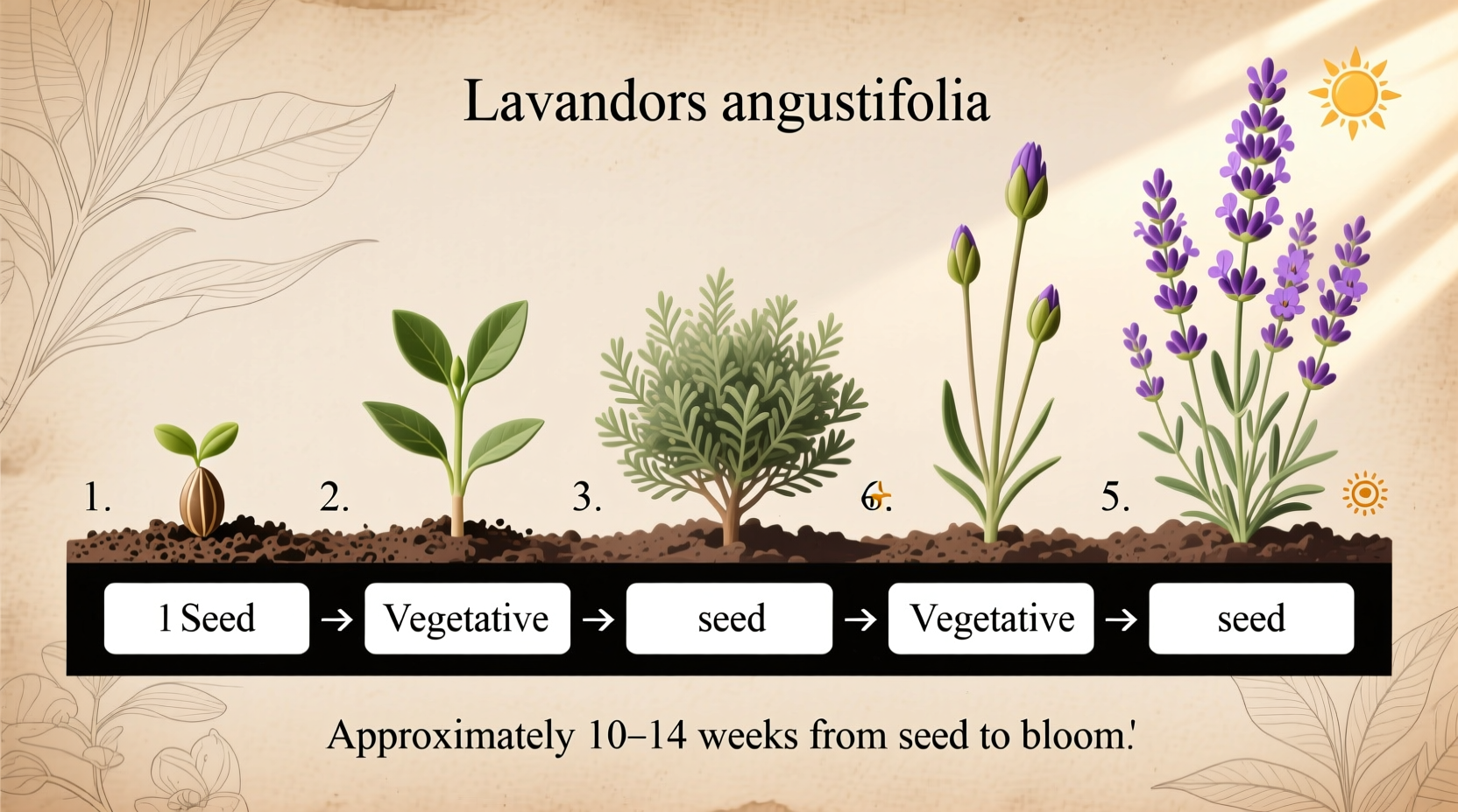how long does it take for lavender to grow