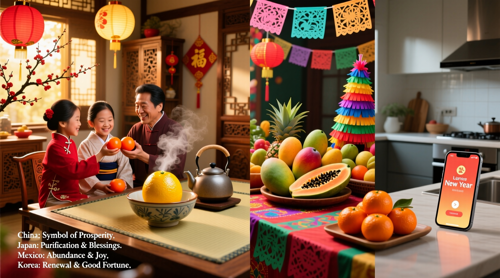 what fruits in new year