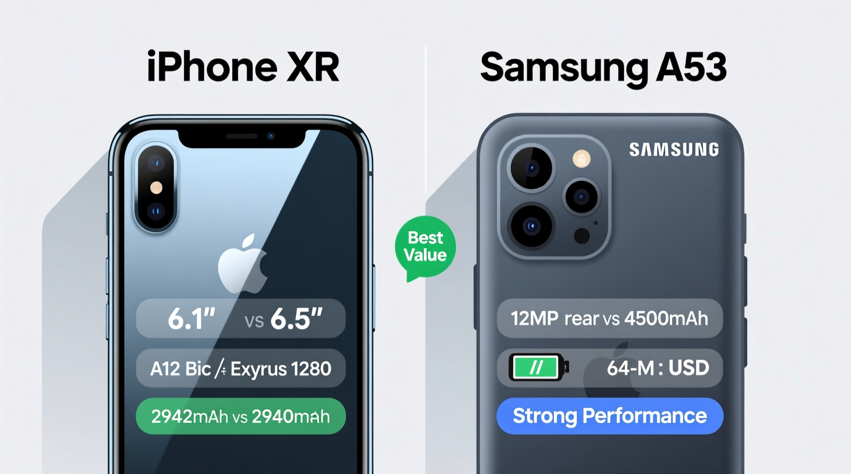 iphone xr or samsung a53 which phone is the better buy in current year
