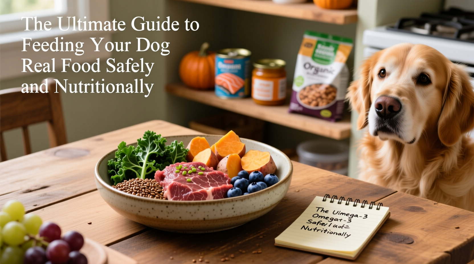 the ultimate guide to feeding your dog real food safely and nutritionally