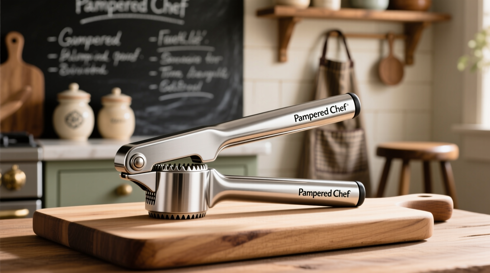 garlic press pampered chef