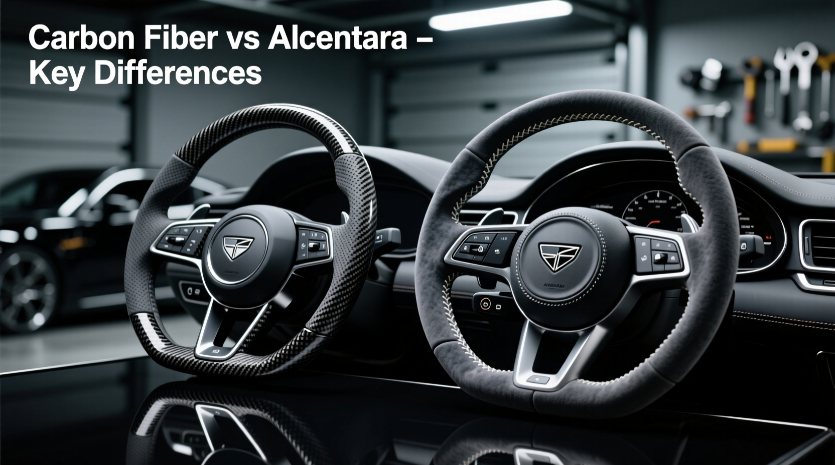 carbon vs alcantara steering wheel