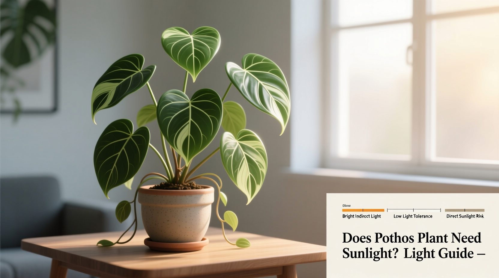 Does Pothos Plant Need Sunlight? Light Guide