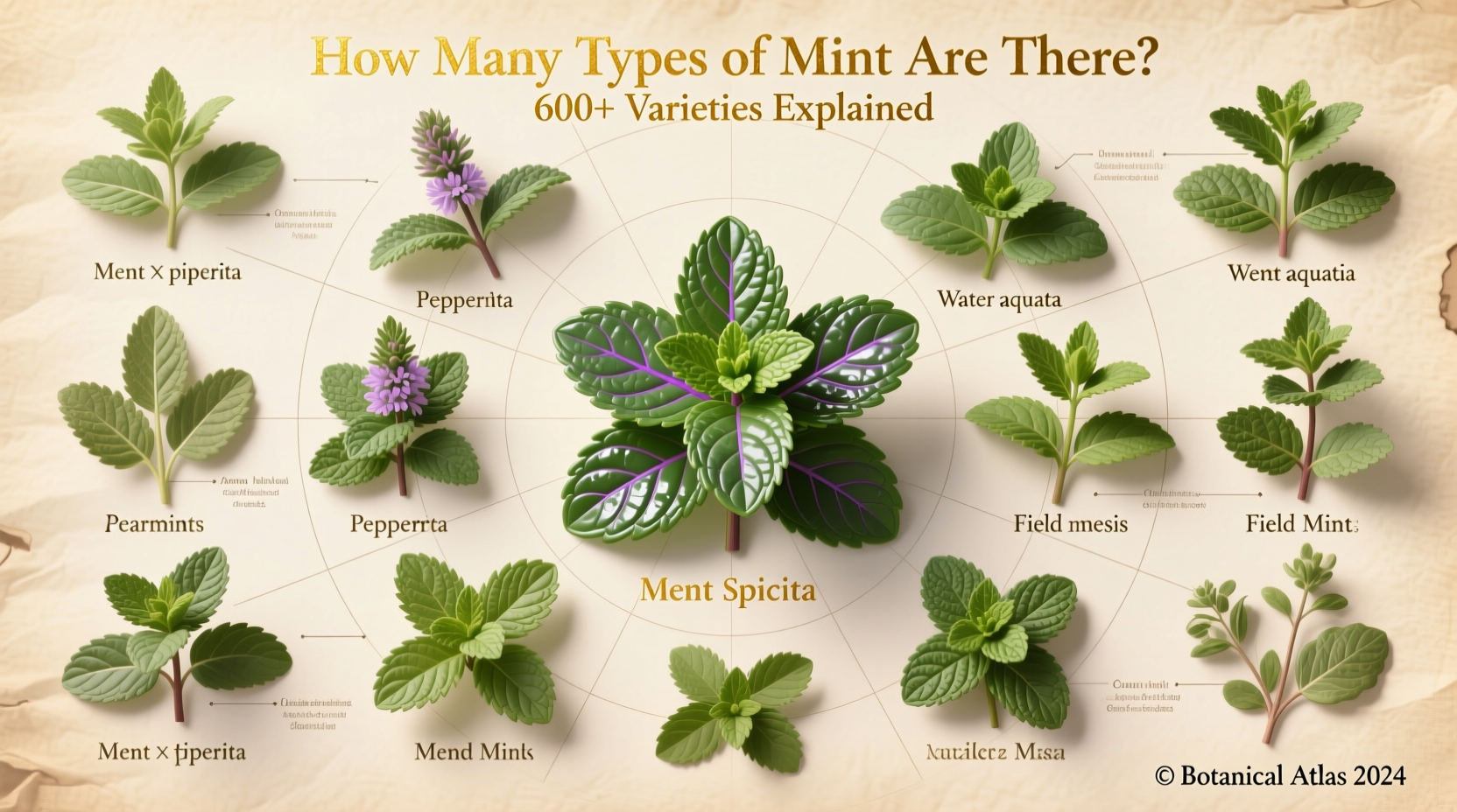 How Many Types of Mint Are There? 600+ Varieties Explained