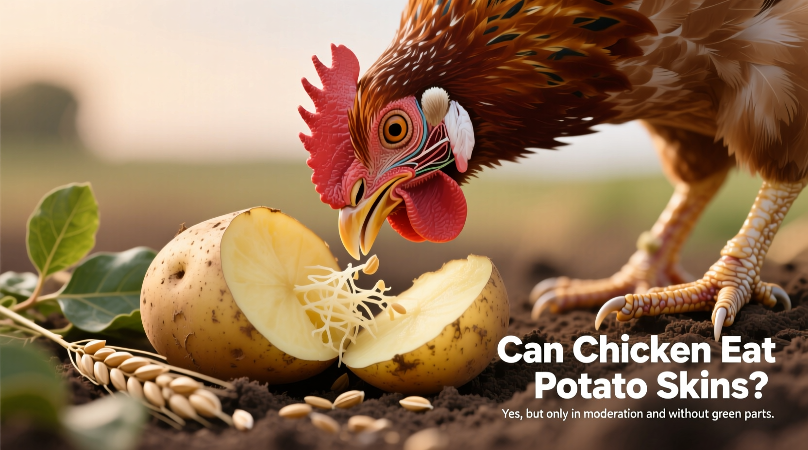can chickens eat potato skins