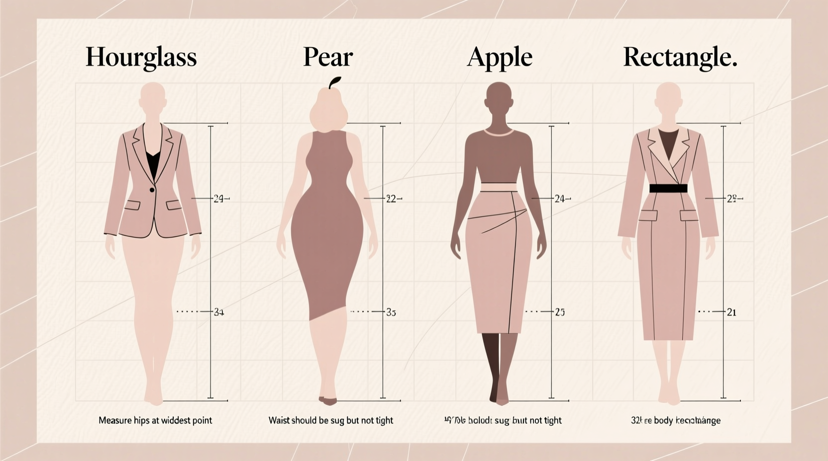 the ultimate guide to choosing the perfect garment size for your body shape
