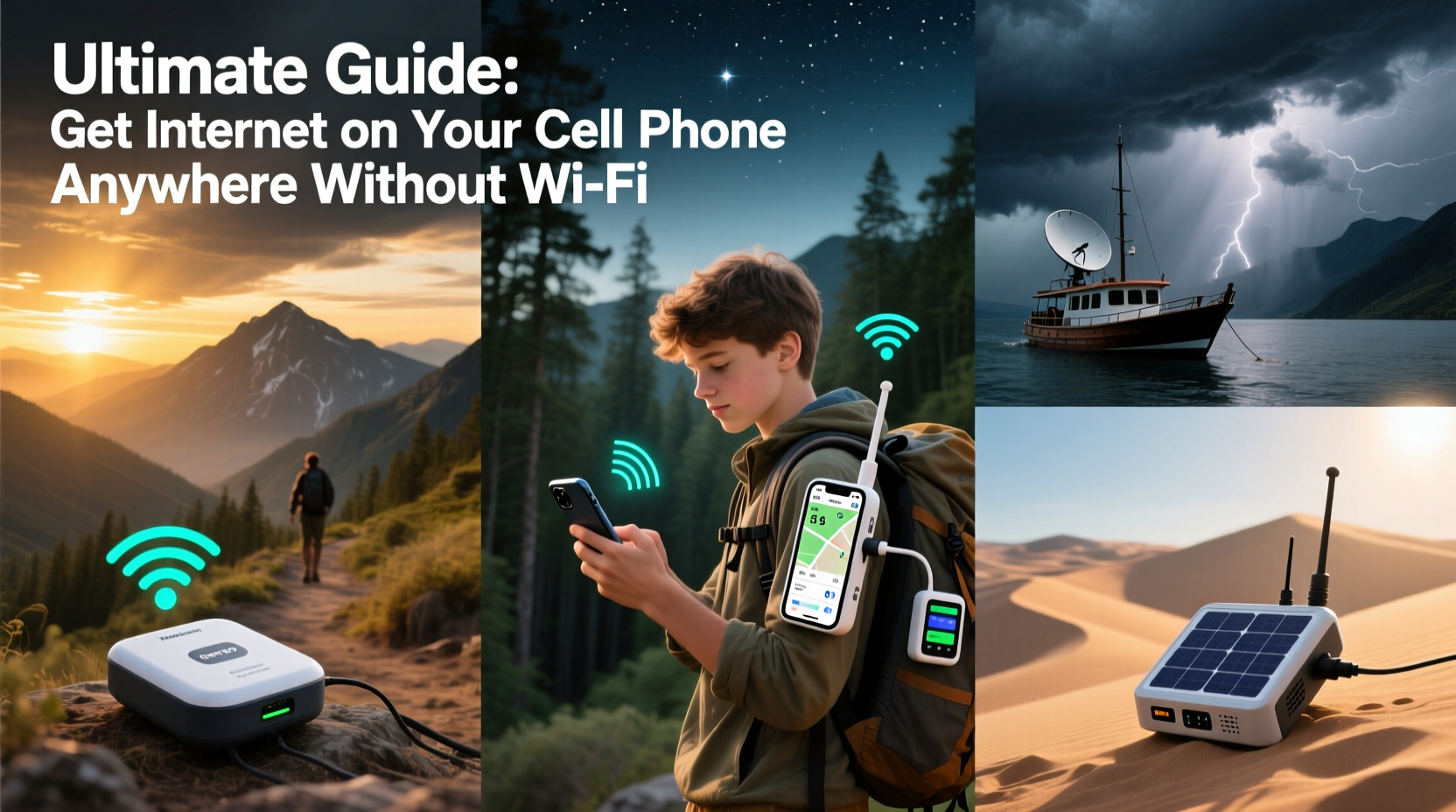 ultimate guide how to get internet on your cell phone anywhere without wi fi