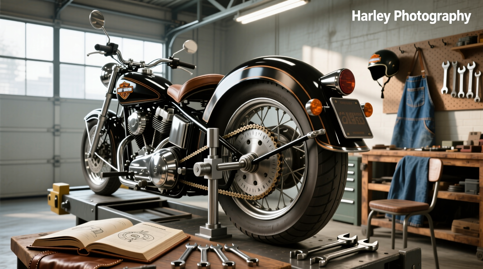 How to Align a Harley Davidson Rear Wheel with the Right Tool