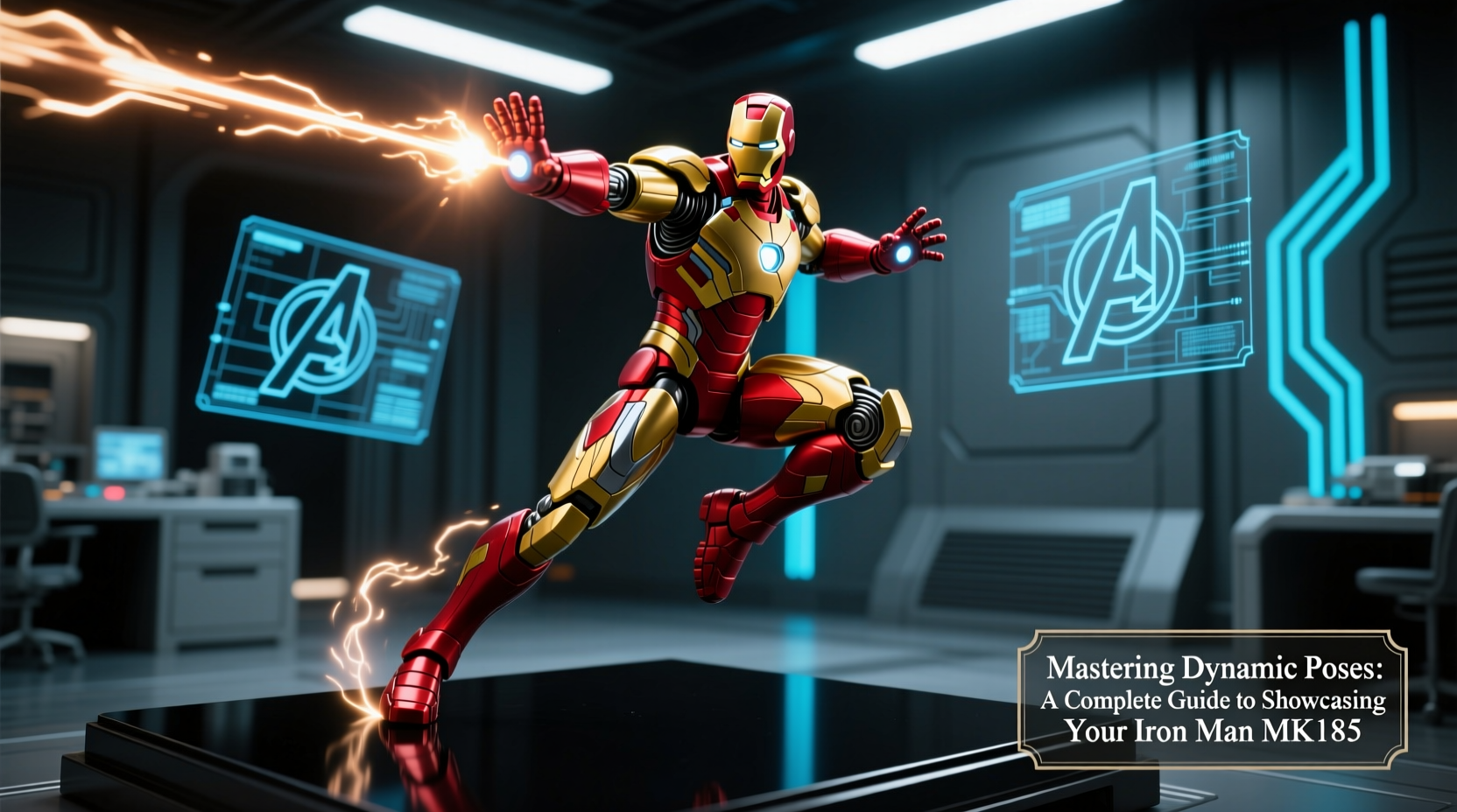 mastering dynamic poses a complete guide to showcasing your iron man mk85 action figure for stunning photos