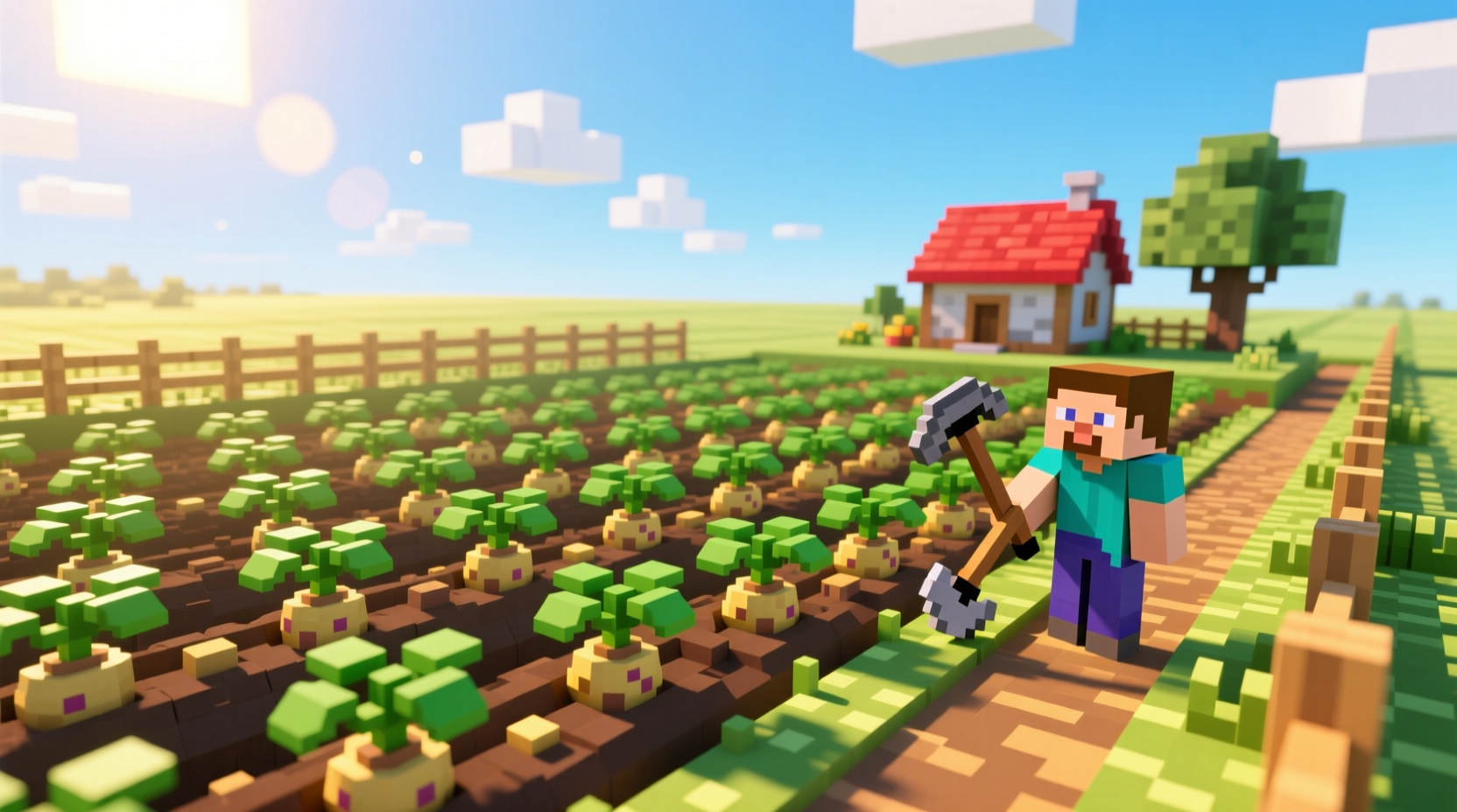 Minecraft Potato Farm Guide: Build Efficient Crop Systems