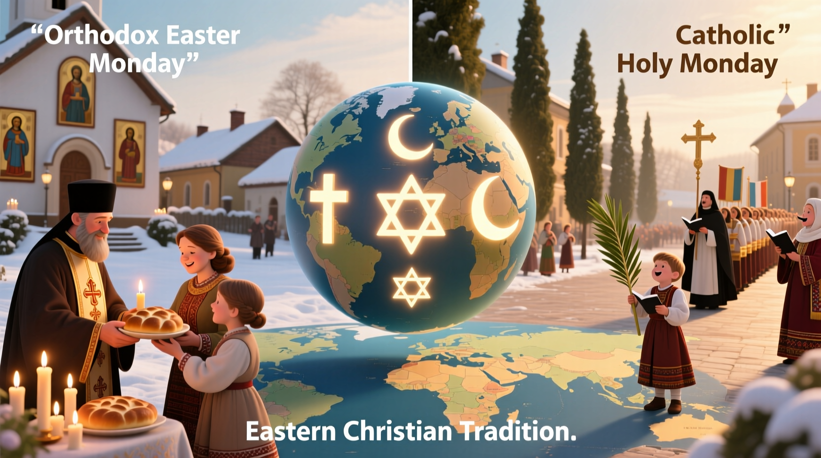what religions celebrate easter monday