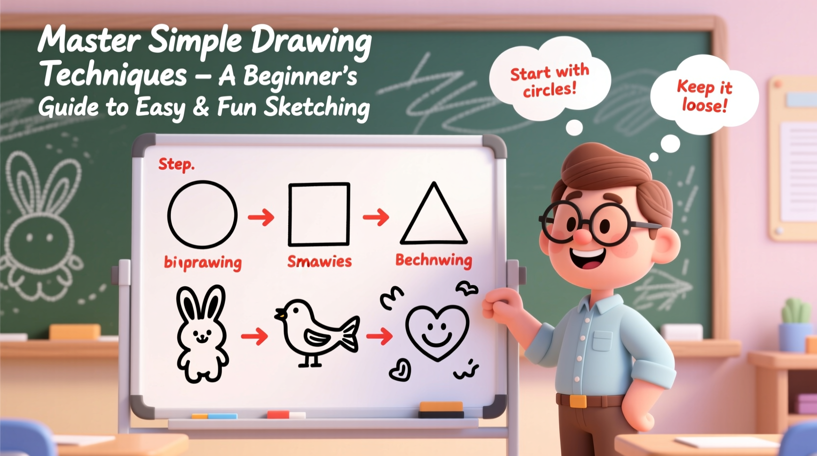 master simple drawing techniques a beginners guide to easy and fun sketching