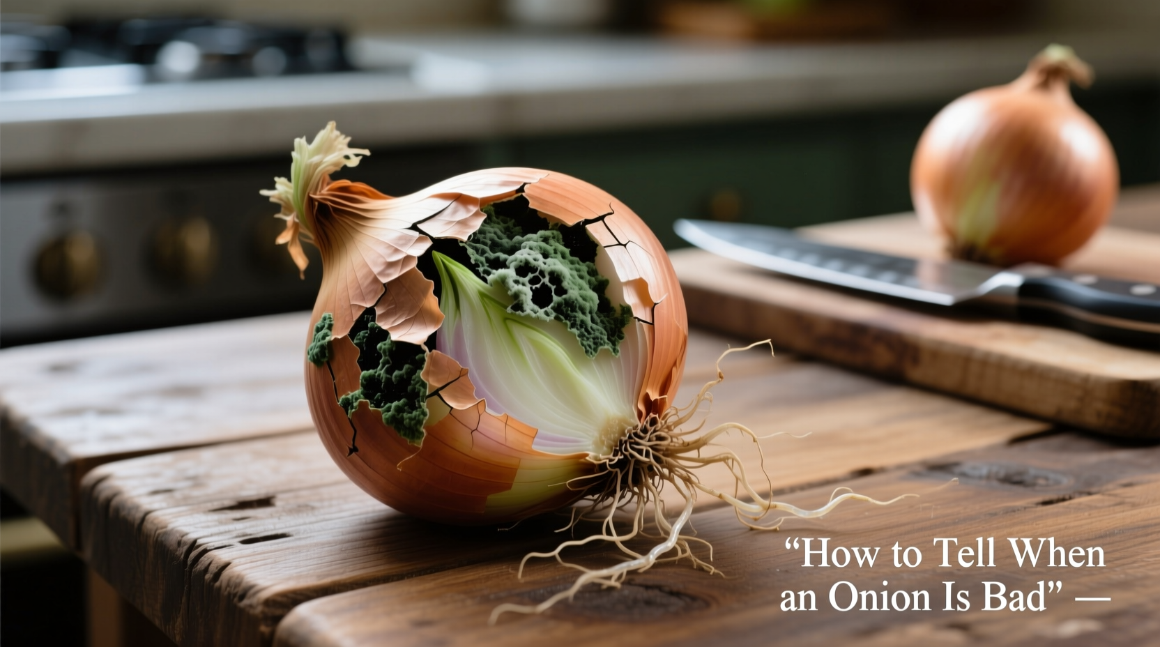 how do you know when an onion is bad