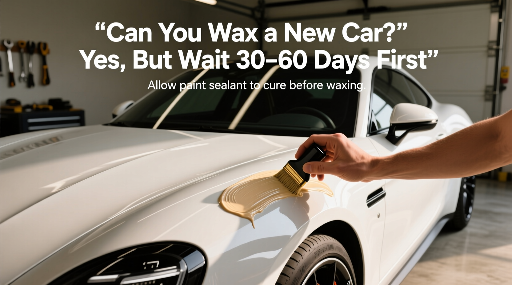 can you wax a new car