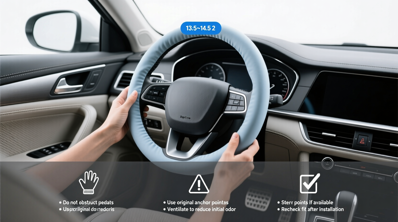 How to Choose Steering Wheel Covers 13.5 to 14.5: Buying Guide