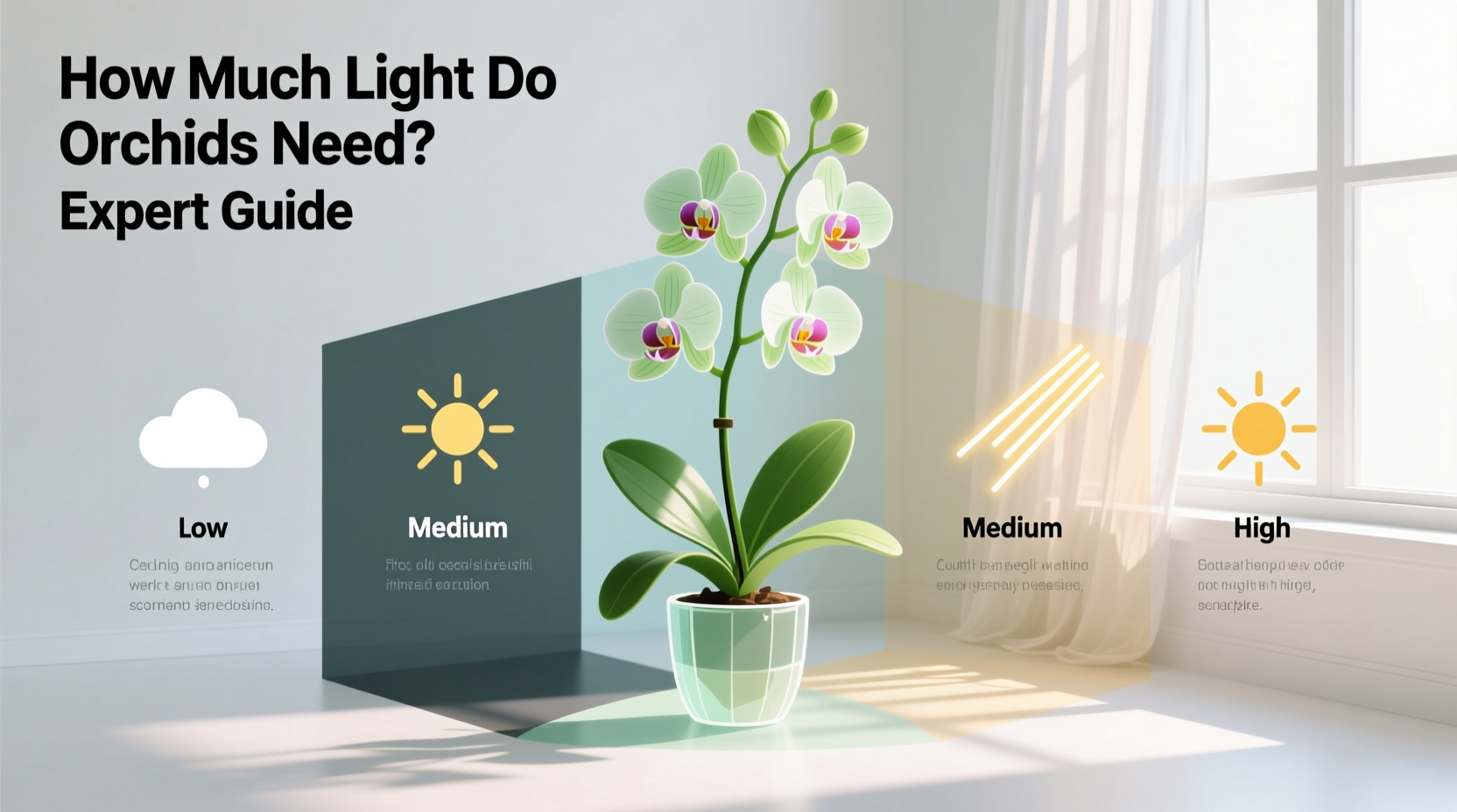 how much light do orchids need