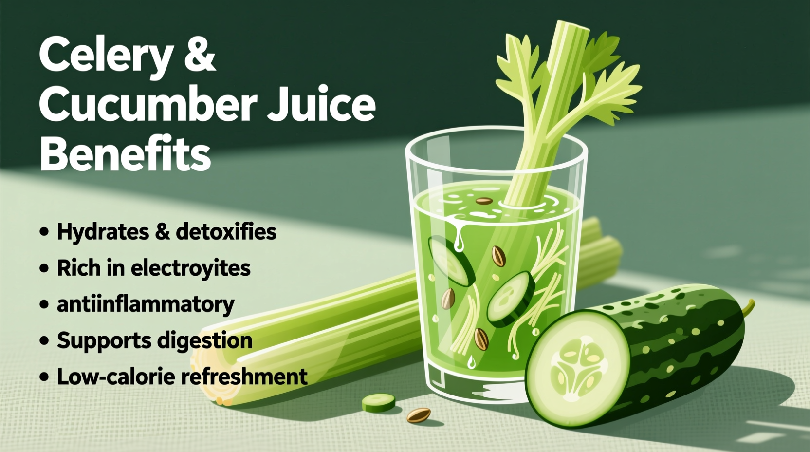 Celery and Cucumber Juice Benefits: Science-Backed Facts