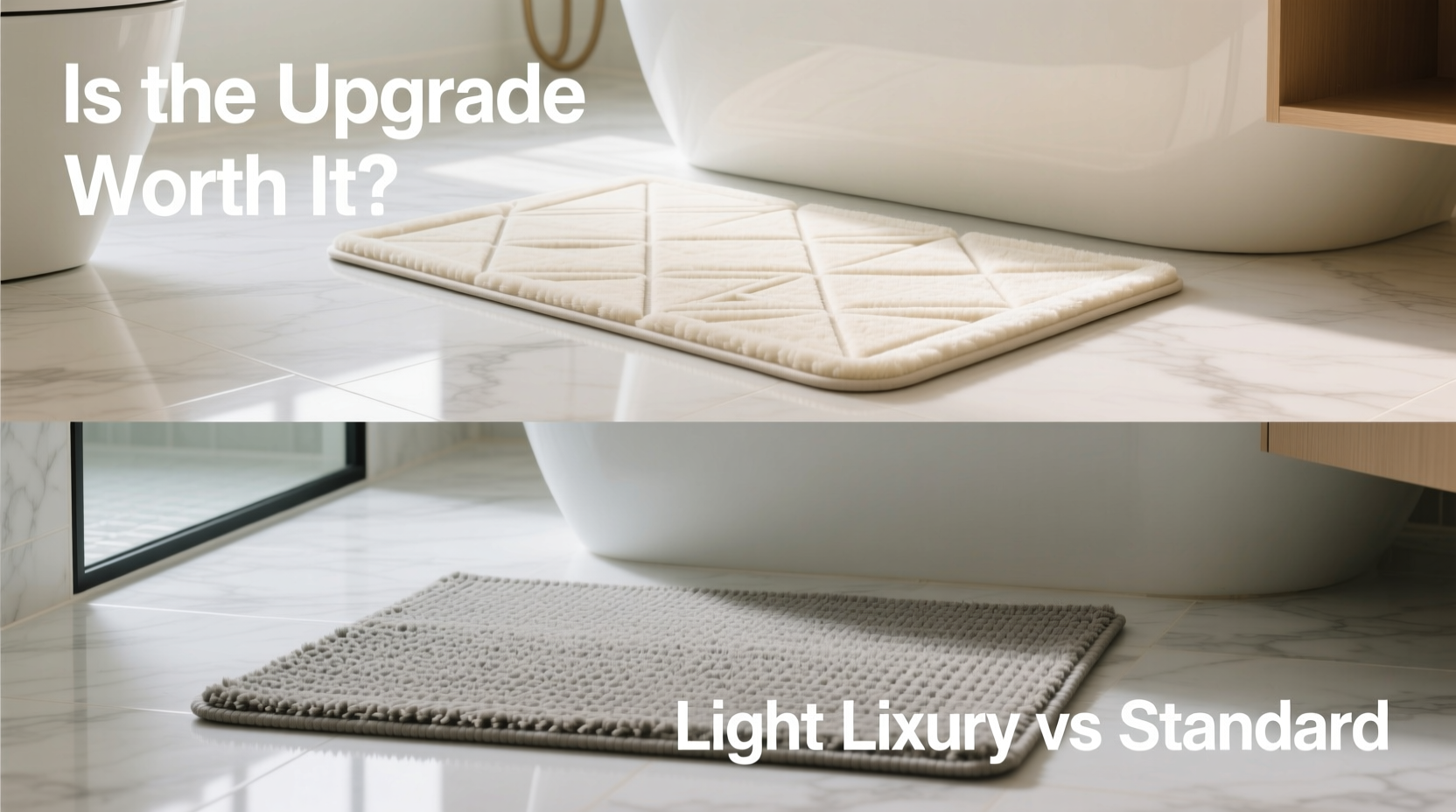 light luxury bath mat vs standard is the upgrade actually worth it