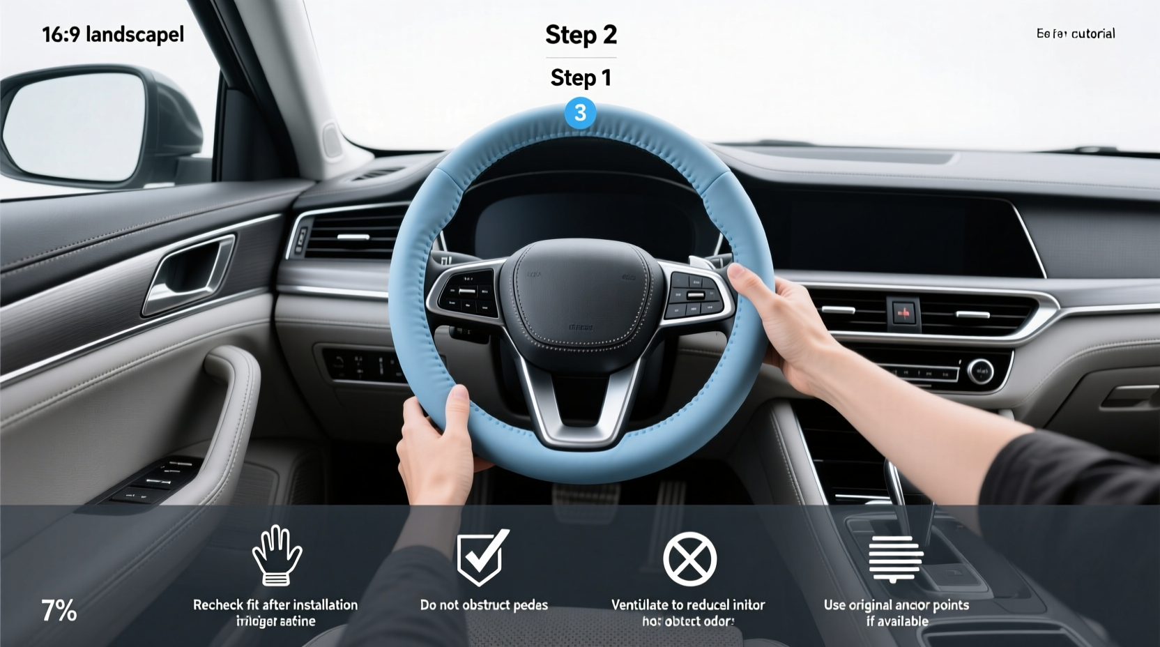 How to Choose 15 1 2 Inch Steering Wheel Covers: Buying Guide