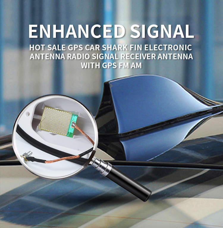 Universal Car Shark Fin Antenna FM AM Radio Aerial Antenna high gain antenna