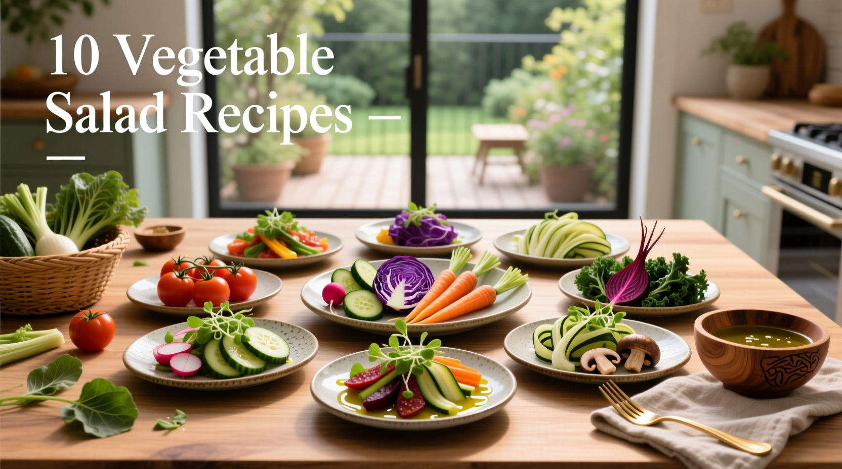 10 vegetable salad recipes for fresh, healthy meals