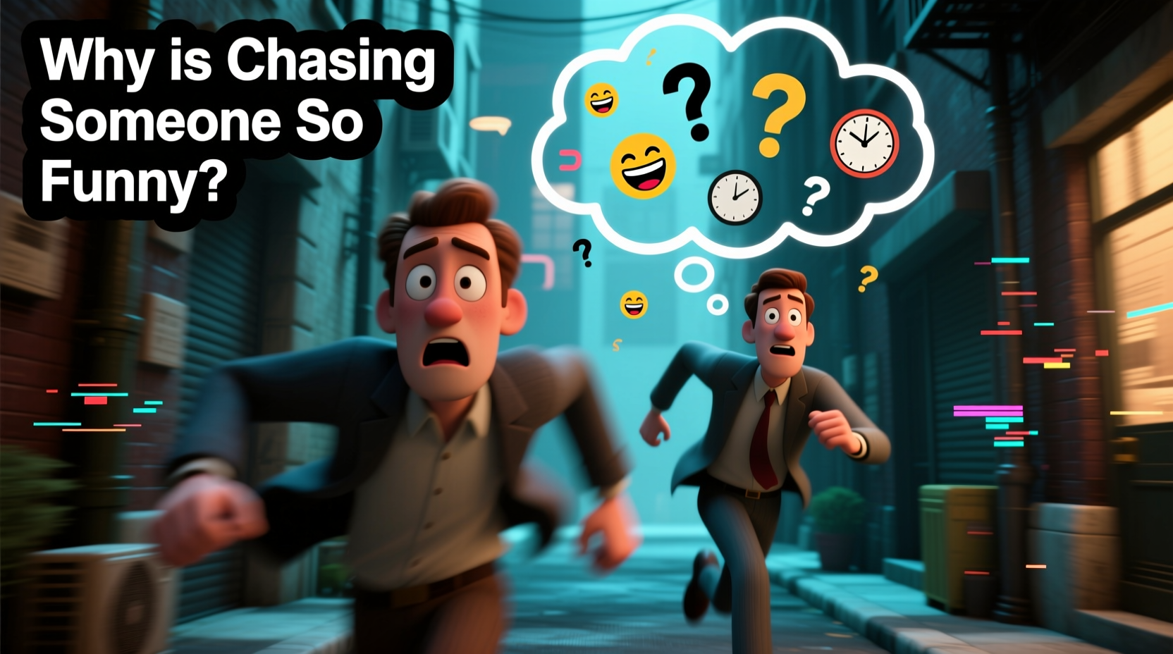 why is chasing someone so funny exploring the psychology