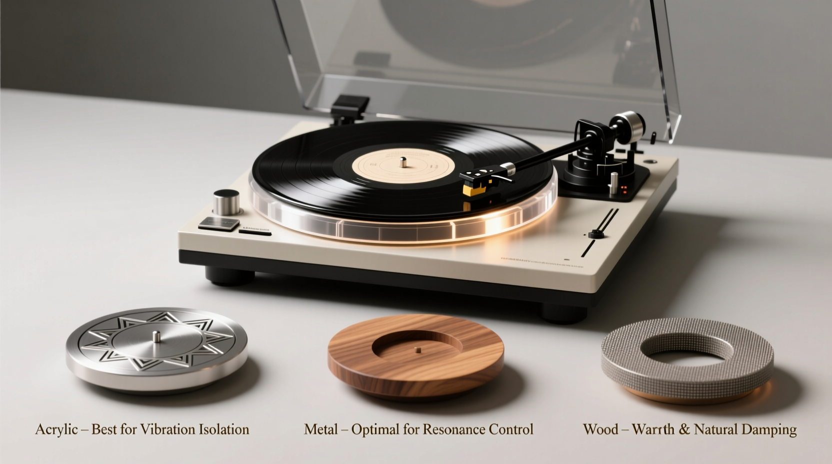 record player spacer